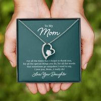 Load image into Gallery viewer, To My Mom Necklace from Daughter, For All the Time, I Love You Mom
