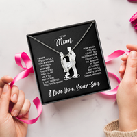Load image into Gallery viewer, To My Mom Necklace from Son, Necklace for Mother from Son Jewelry Gifts for Mother's Day, Christmas
