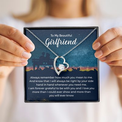 Load image into Gallery viewer, To My Girlfriend Necklace Xmas Gifts, I Love You More Than I Could Show &amp;amp; More Than You Ever Know

