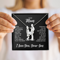 Load image into Gallery viewer, To My Mom Necklace from Son, Necklace for Mother from Son Jewelry Gifts for Mother's Day, Christmas
