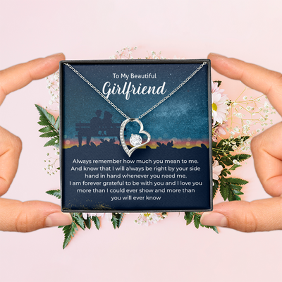 Load image into Gallery viewer, To My Girlfriend Necklace Xmas Gifts, I Love You More Than I Could Show &amp;amp; More Than You Ever Know
