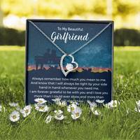 Load image into Gallery viewer, To My Girlfriend Necklace Xmas Gifts, I Love You More Than I Could Show &amp; More Than You Ever Know
