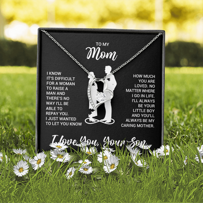 Load image into Gallery viewer, To My Mom Necklace from Son, Necklace for Mother from Son Jewelry Gifts for Mother&amp;#39;s Day, Christmas

