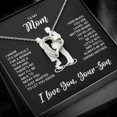Load image into Gallery viewer, To My Mom Necklace from Son, Necklace for Mother from Son Jewelry Gifts for Mother&amp;#39;s Day, Christmas
