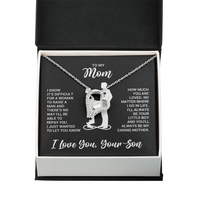 Load image into Gallery viewer, To My Mom Necklace from Son, Necklace for Mother from Son Jewelry Gifts for Mother's Day, Christmas
