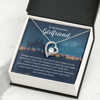 Load image into Gallery viewer, To My Girlfriend Necklace Xmas Gifts, I Love You More Than I Could Show &amp; More Than You Ever Know
