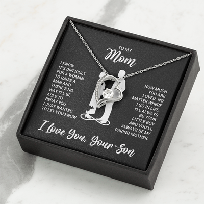 Load image into Gallery viewer, To My Mom Necklace from Son, Necklace for Mother from Son Jewelry Gifts for Mother&amp;#39;s Day, Christmas
