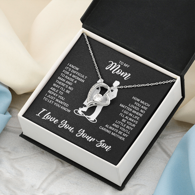 Load image into Gallery viewer, To My Mom Necklace from Son, Necklace for Mother from Son Jewelry Gifts for Mother&amp;#39;s Day, Christmas
