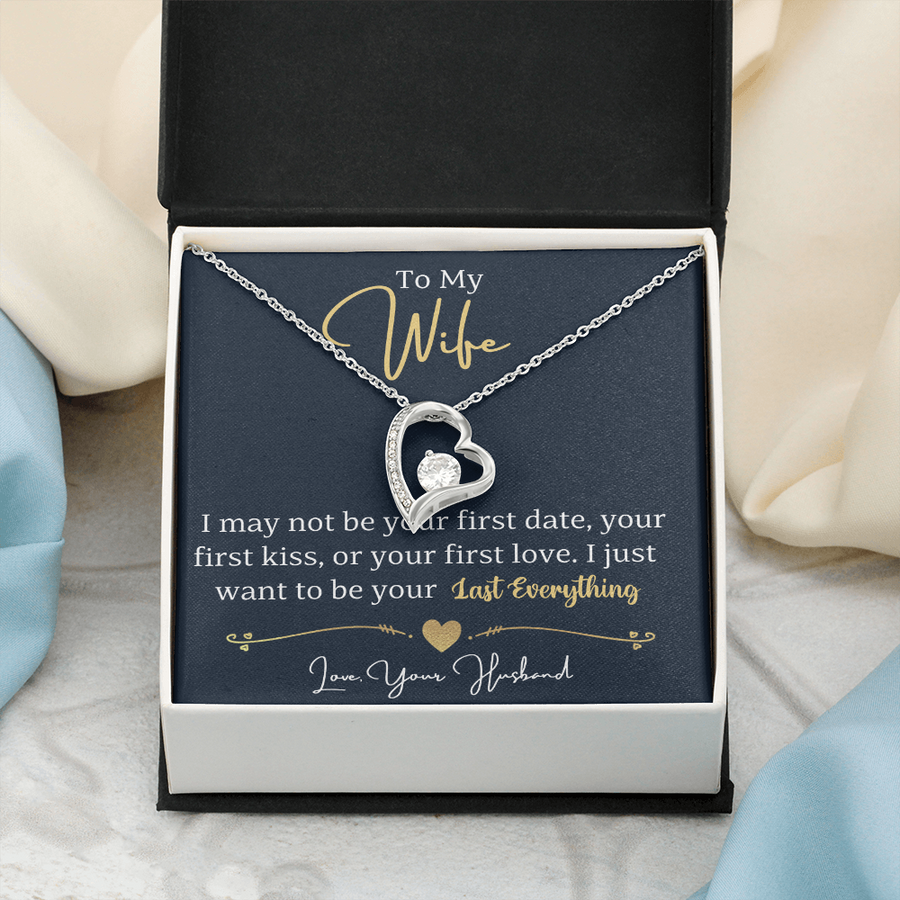 To My Wife Necklace from Husband, Wife Gift Necklace for Women, Birthday Anniversary Gifts