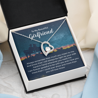 Load image into Gallery viewer, To My Girlfriend Necklace Xmas Gifts, I Love You More Than I Could Show &amp; More Than You Ever Know
