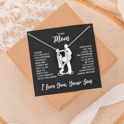 Load image into Gallery viewer, To My Mom Necklace from Son, Necklace for Mother from Son Jewelry Gifts for Mother&amp;#39;s Day, Christmas
