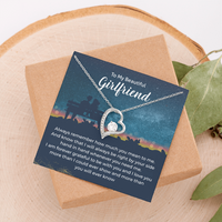 Load image into Gallery viewer, To My Girlfriend Necklace Xmas Gifts, I Love You More Than I Could Show &amp; More Than You Ever Know
