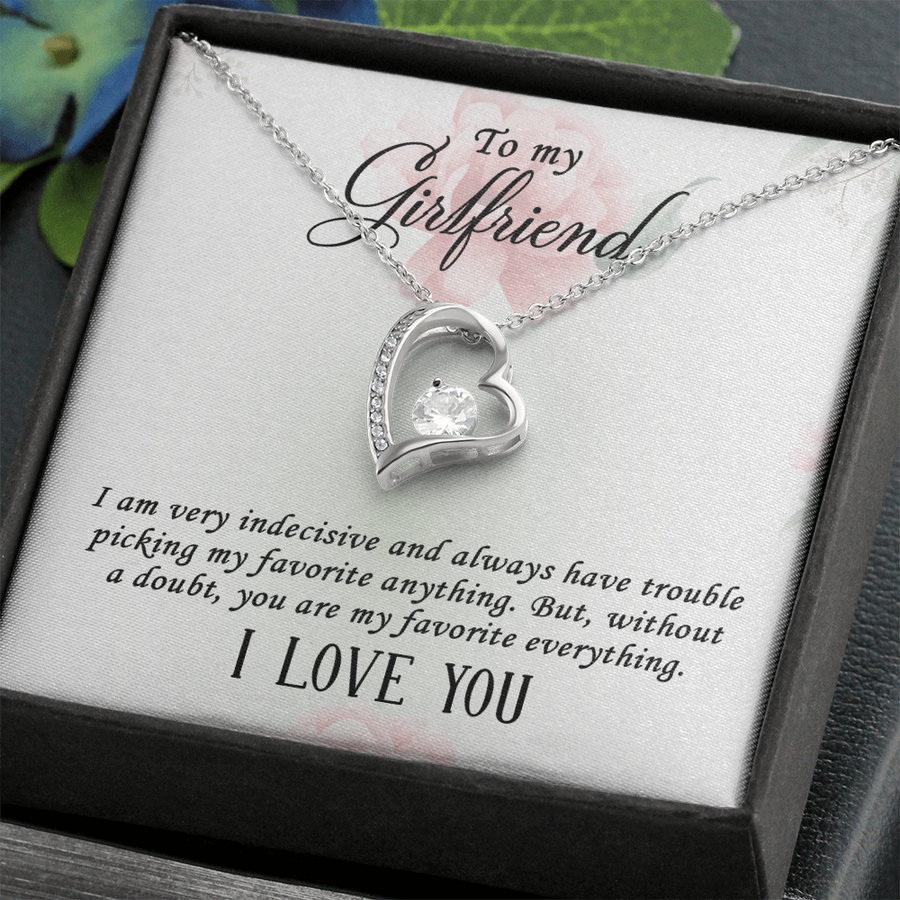To My Girlfriend Gifts – Meaningful Love Message Card for Her, Romantic Surprise Gift