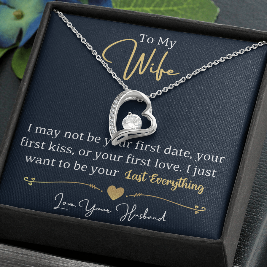 To My Wife Necklace from Husband, Wife Gift Necklace for Women, Birthday Anniversary Gifts