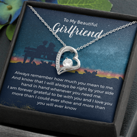 Load image into Gallery viewer, To My Girlfriend Necklace Xmas Gifts, I Love You More Than I Could Show &amp; More Than You Ever Know
