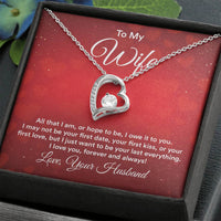 Load image into Gallery viewer, To My Wife Necklace from Husband, All That I Am, or Hope to Be, I Owe It to You
