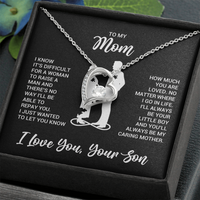 Load image into Gallery viewer, To My Mom Necklace from Son, Necklace for Mother from Son Jewelry Gifts for Mother's Day, Christmas

