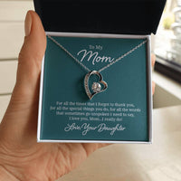 Load image into Gallery viewer, To My Mom Necklace from Daughter, For All the Time, I Love You Mom
