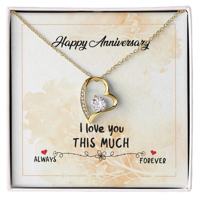 Load image into Gallery viewer, Wedding Anniversary Gifts for Wife from Husband, I Love You This Much Always to Forever
