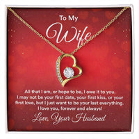 Load image into Gallery viewer, To My Wife Necklace from Husband, All That I Am, or Hope to Be, I Owe It to You
