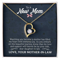 Load image into Gallery viewer, New Mom Gifts from Mother in Law, My Love and Support Will Forever by Your Side

