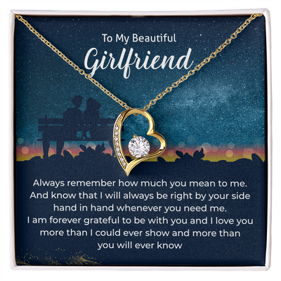 Load image into Gallery viewer, To My Girlfriend Necklace Xmas Gifts, I Love You More Than I Could Show &amp;amp; More Than You Ever Know
