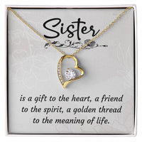 Load image into Gallery viewer, Personalized Gifts for Sister, to My Sister Necklace Gold, Unique Birthday Gifts for Sister
