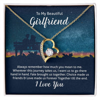 Load image into Gallery viewer, To My Girlfriend Necklace from Boyfriend, Always Remember How Much You Mean to Me
