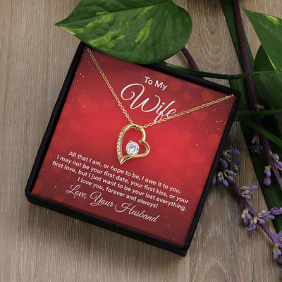 Load image into Gallery viewer, To My Wife Necklace from Husband, All That I Am, or Hope to Be, I Owe It to You
