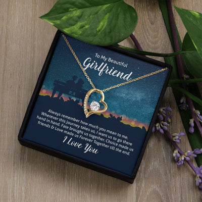 Load image into Gallery viewer, To My Girlfriend Necklace from Boyfriend, Always Remember How Much You Mean to Me

