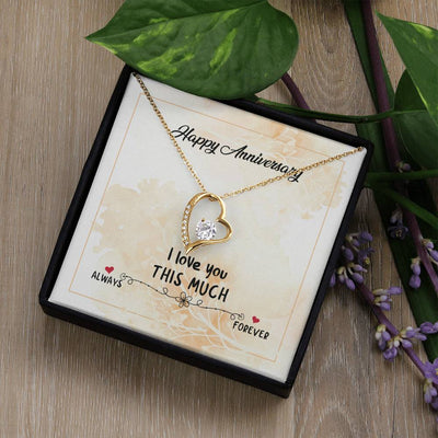 Load image into Gallery viewer, Wedding Anniversary Gifts for Wife from Husband, I Love You This Much Always to Forever
