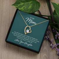 Load image into Gallery viewer, To My Mom Necklace from Daughter, For All the Time, I Love You Mom
