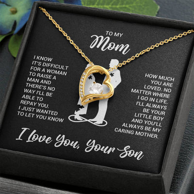 Load image into Gallery viewer, To My Mom Necklace from Son, Necklace for Mother from Son Jewelry Gifts for Mother&amp;#39;s Day, Christmas
