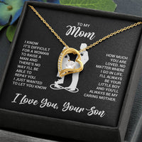 Load image into Gallery viewer, To My Mom Necklace from Son, Necklace for Mother from Son Jewelry Gifts for Mother's Day, Christmas
