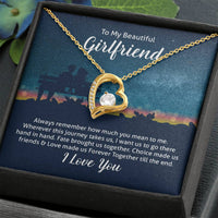 Load image into Gallery viewer, To My Girlfriend Necklace from Boyfriend, Always Remember How Much You Mean to Me
