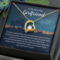 Load image into Gallery viewer, To My Girlfriend Necklace Xmas Gifts, I Love You More Than I Could Show &amp; More Than You Ever Know
