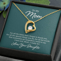 Load image into Gallery viewer, To My Mom Necklace from Daughter, For All the Time, I Love You Mom
