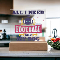Load image into Gallery viewer, Unique Gift for Football Lovers, Birthday Gifts for Dog Lovers, Night Light Gift for Her
