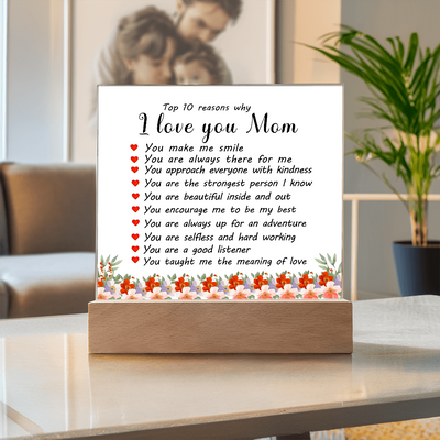 Load image into Gallery viewer, Mother&amp;#39;s Day Gifts from Daughter and Son, Top 10 Reasons Why I Love You Mom
