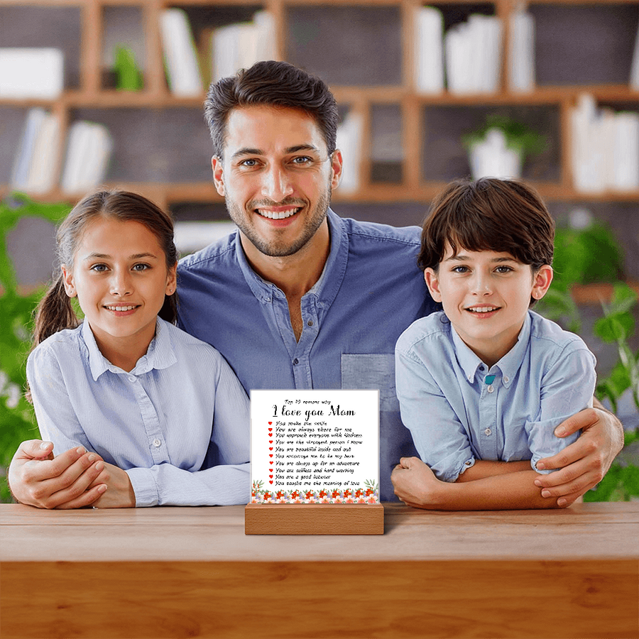 Mother's Day Gifts from Daughter and Son, Top 10 Reasons Why I Love You Mom