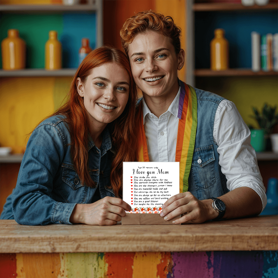 Mother's Day Gifts from Daughter and Son, Top 10 Reasons Why I Love You Mom