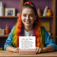 Load image into Gallery viewer, Mother&#39;s Day Gifts from Daughter and Son, Top 10 Reasons Why I Love You Mom
