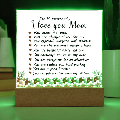 Load image into Gallery viewer, Mother&amp;#39;s Day Gifts from Daughter and Son, Top 10 Reasons Why I Love You Mom
