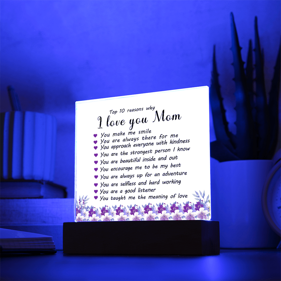 Mother's Day Gifts from Daughter and Son, Top 10 Reasons Why I Love You Mom