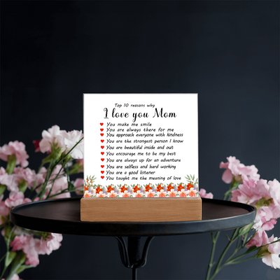 Load image into Gallery viewer, Mother&amp;#39;s Day Gifts from Daughter and Son, Top 10 Reasons Why I Love You Mom
