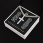 To My Son - Forever Proud of You - Cross Necklace