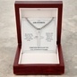 To My Grandson Cuban Link Cross Necklace from Grandparents | Forever Proud