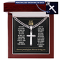 To My Son - Forever Proud of You - Cross Necklace