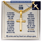 To My Son - My Heart Is Always Open - Cross Necklace