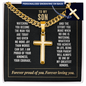 To My Son - Forever Proud of You - Cross Necklace